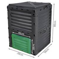 Composteur de jardin 300L