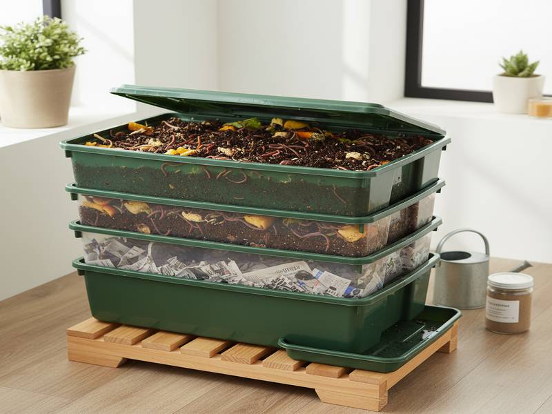 Lombricompostage en appartement.