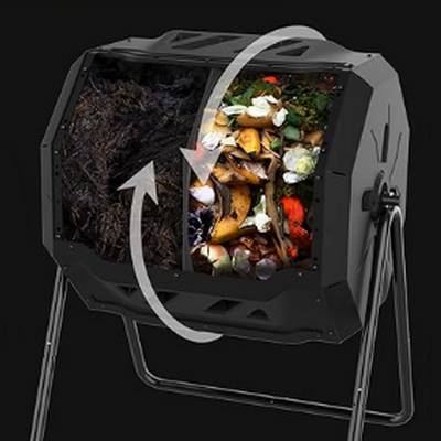 Composteur Rotatif Double Compartiment VOUNOT 160L